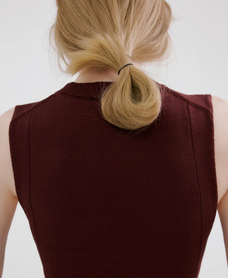 Mango Women's Knit Midi Dress