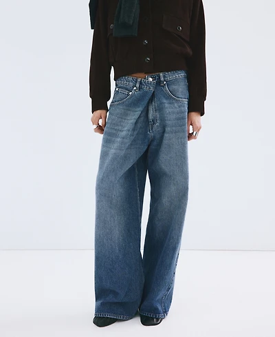 Mango Women's Mid-Rise Balloon Jeans