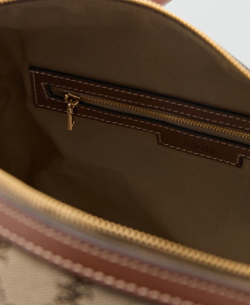 Mango Women's Logo-Print Bowling Bag