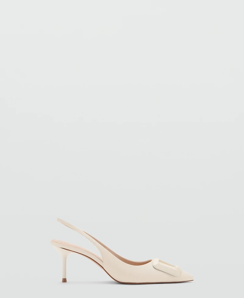 Mango Women's Patent Heeled Shoes
