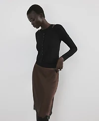 Mango Women's Combined Knitted Sweater