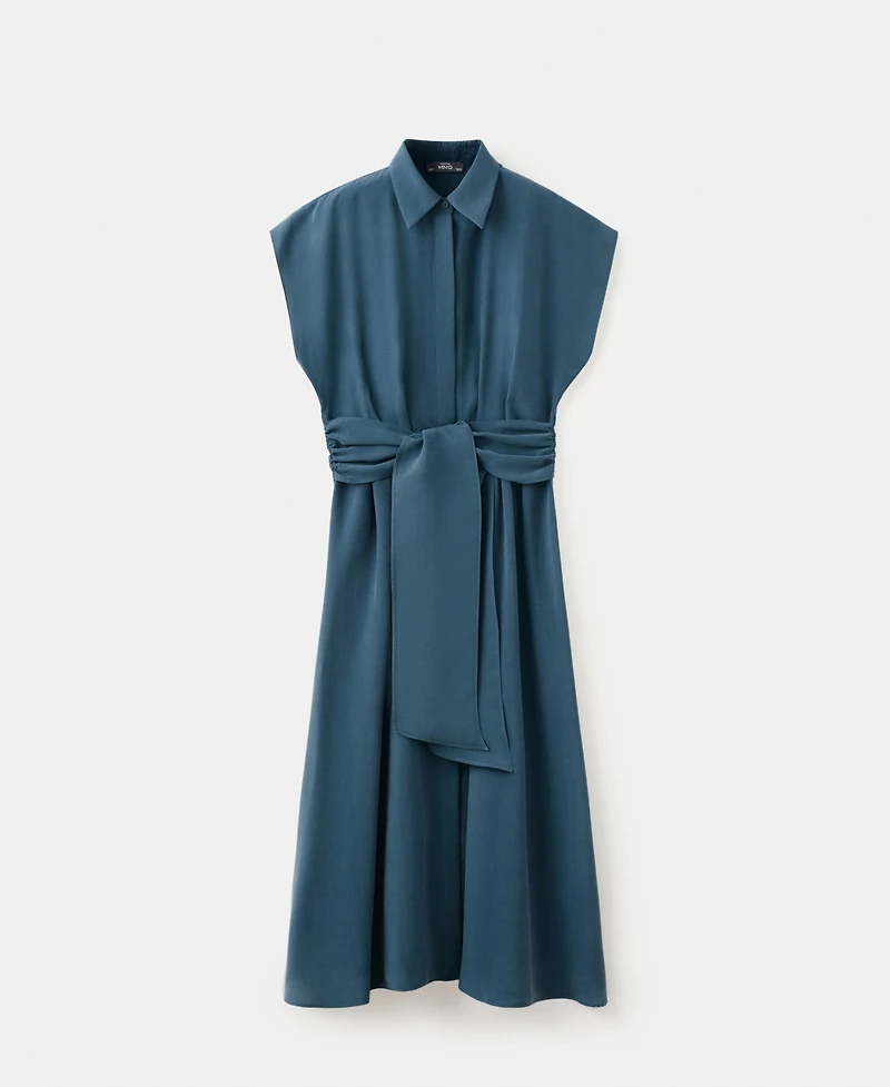Mango Women's Belt Shirt Dress
