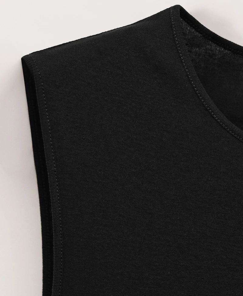 Mango Women's Knot Detail Cotton Top