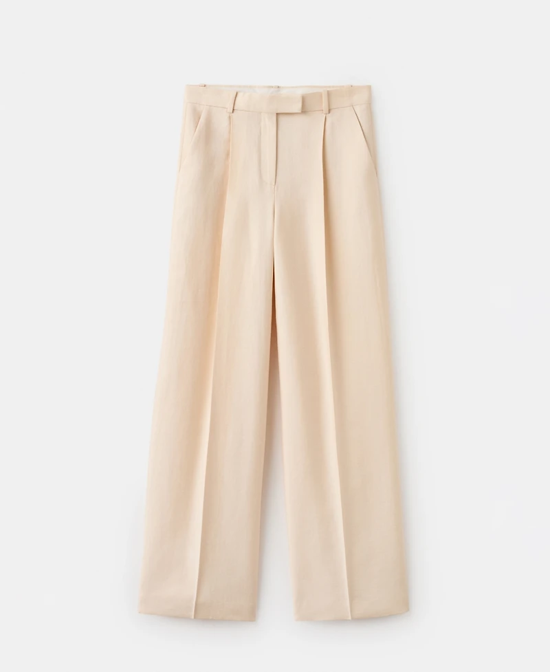 Mango Women's Low-Rise Lyocell Pants