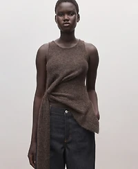 Mango Women's Low-Rise Wide Leg Jeans