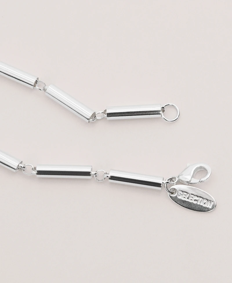 Mango Women's Metal Pieces Pendant Necklace