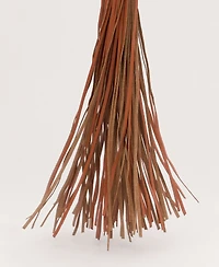 Mango Women's Leather Tassel Keychain