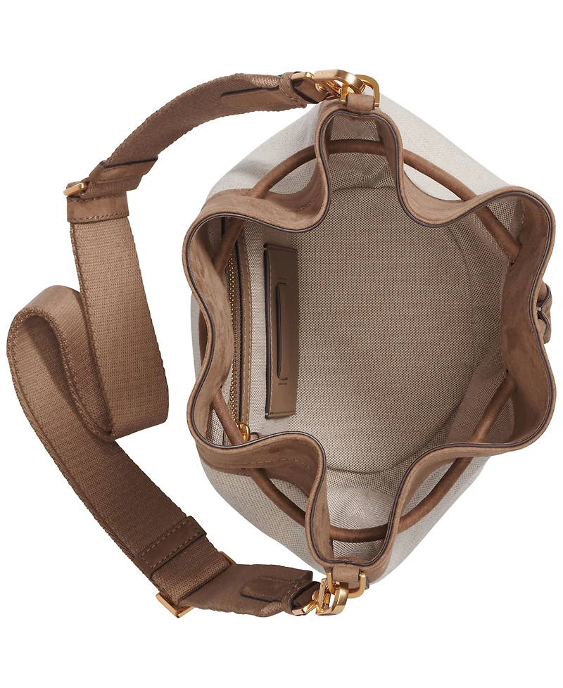 Donna Karan New York Weekend Woven Medium Bucket Bag