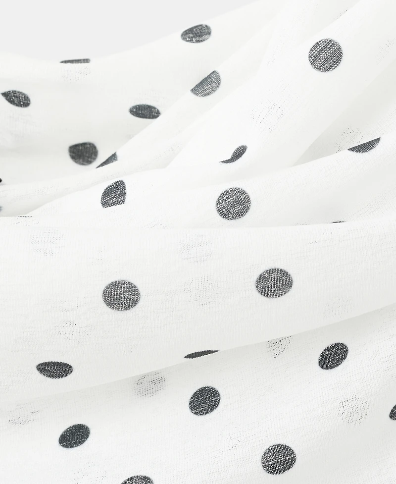 Mango Women's Polka-Dot Strapless Shirt