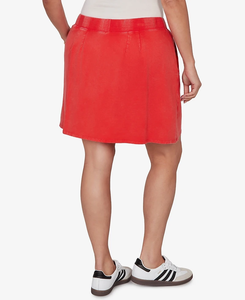 Ruby Rd. Plus French Terry Pull-On Skort