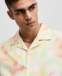 Mode of One Men's Relaxed-Fit Floral Short-Sleeve Shirt, Macy's Exclusive