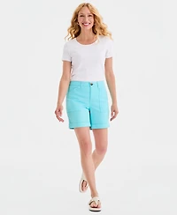 Style & Co Women's Cuffed Utility Shorts, Macy's Exclusive