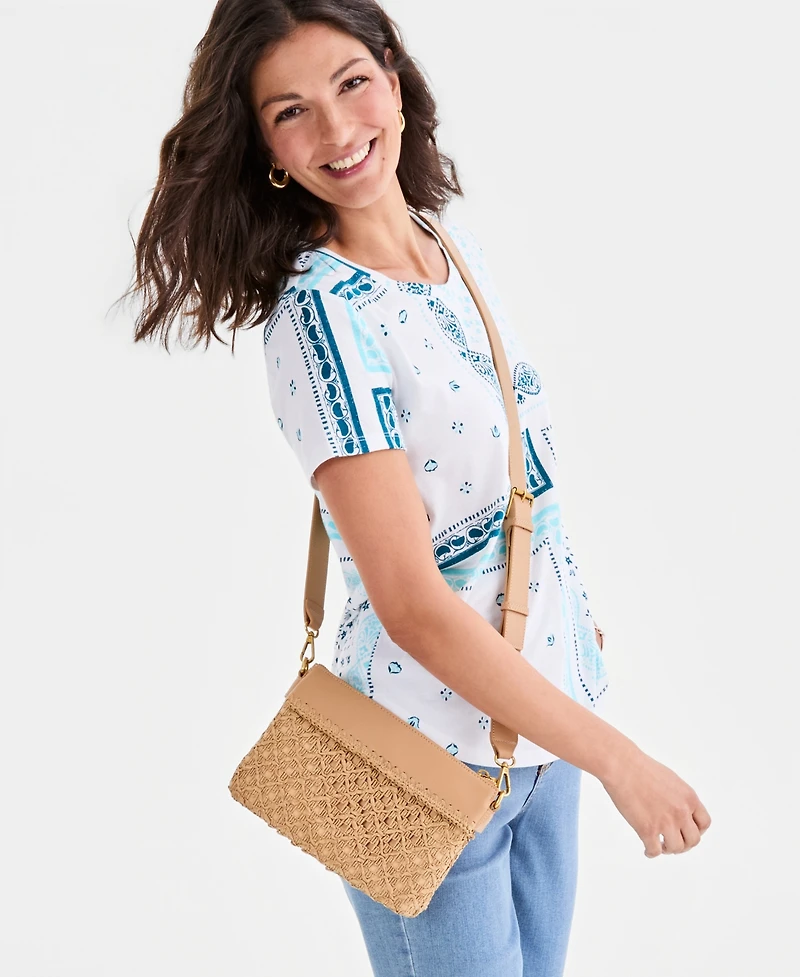 Style & Co Petite Short-Sleeve Crewneck T-Shirt, Macy's Exclusive