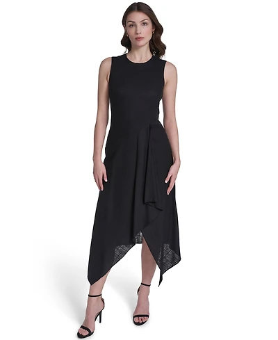 Vince Camuto Women's Crewneck Midi Dress