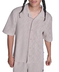 Converse Men's Regular-Fit Short-Sleeve Collared Shirt
