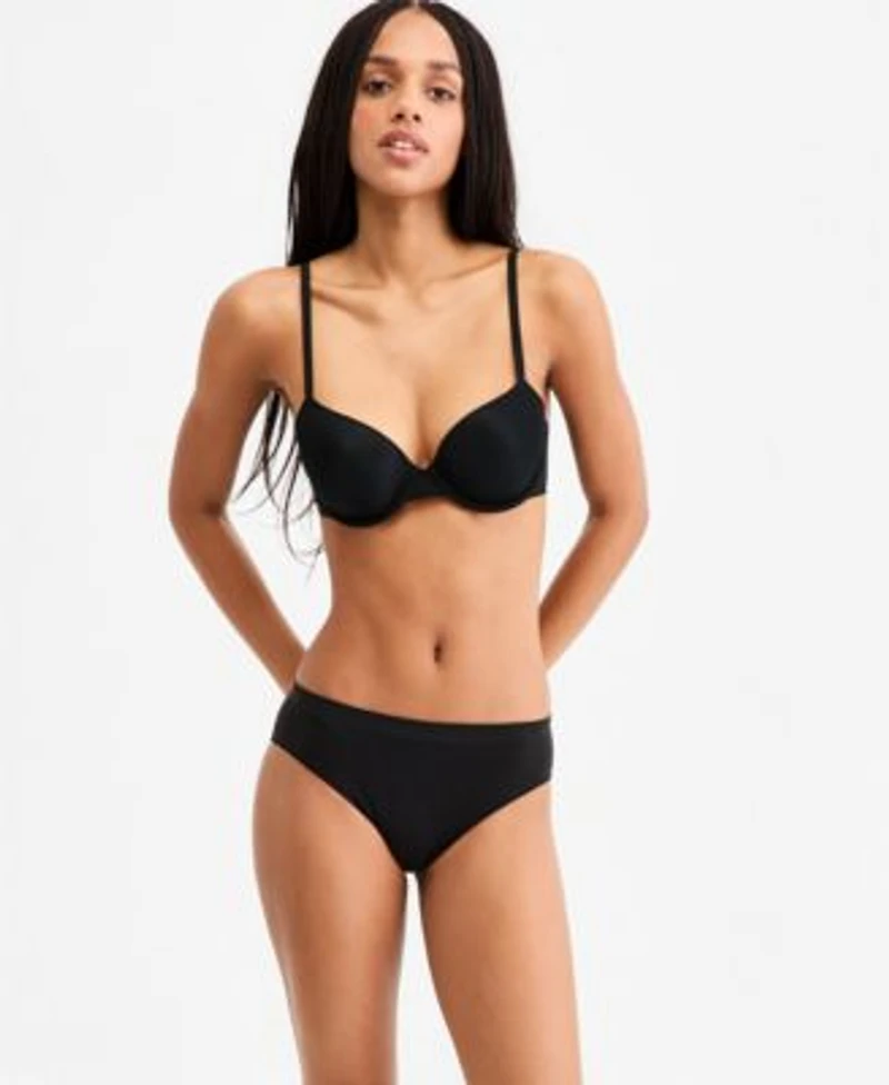 Calvin Klein Womens Perfectly Fit Ultralight Lightly Lined Demi Bra Bonded Flex Bikini Underwear