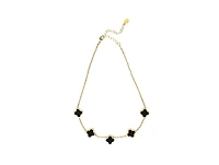 Rivka Friedman 18K Gold Plated Flower Station Necklace