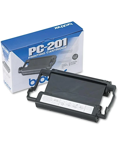 Brother Brother Pc-201 Ink Cartridge - Black - Retail Packaging