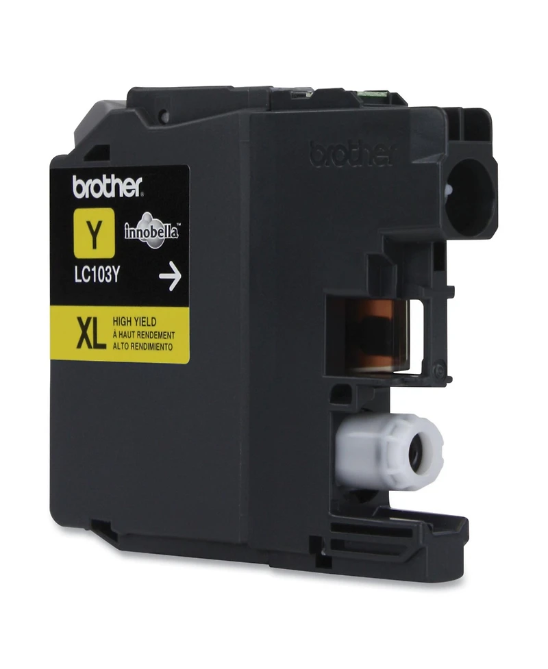 Brother High Yield Yellow Ink Cartridge, 600 Pages Yield