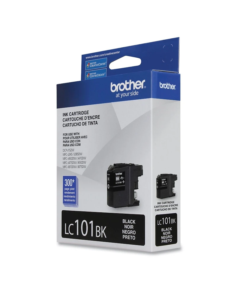 Brother Standard Black Ink Cartridge, 300 Pages Yield