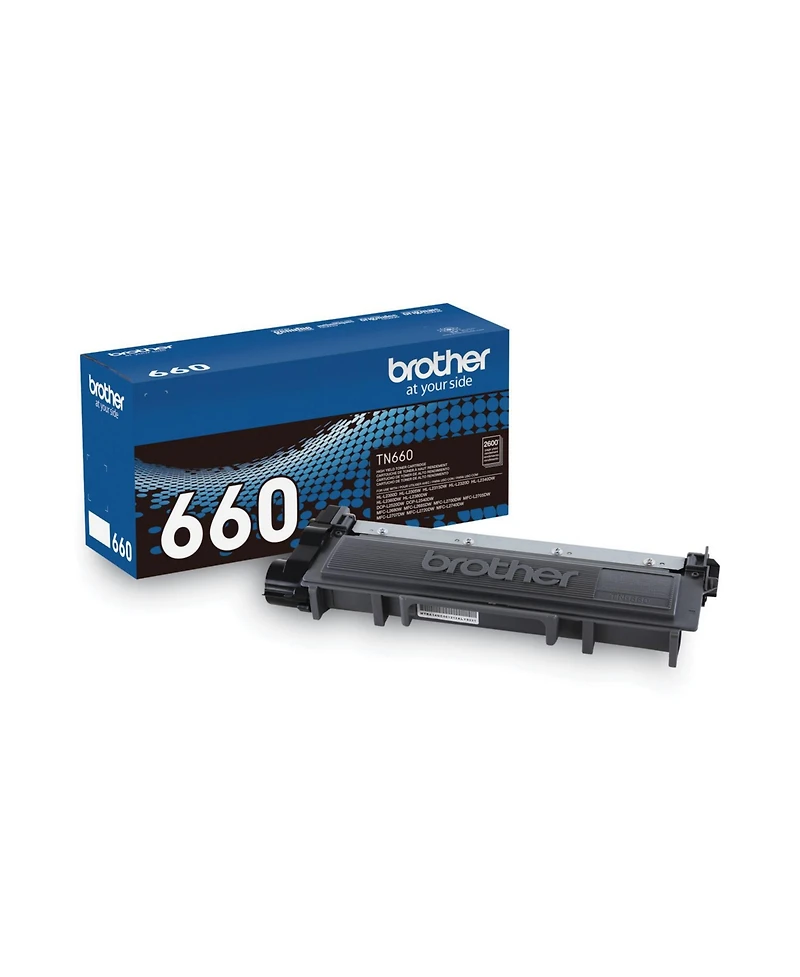 Brother TN660 High Yield Black Toner Cartridge, Approximate 2600 Pages Yield