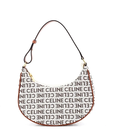 Pre-Owned Celine Small Ava Bag All Over Logo Jacquard