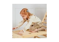 Tiny Land Pikler Triangle 7-in-1 Montessori Climbing Set
