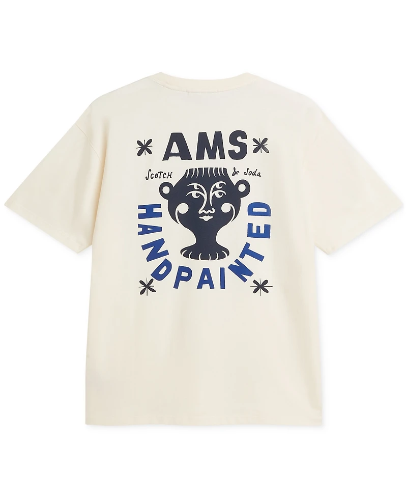 Scotch & Soda Men's Short-Sleeve Crewneck Cotton T-Shirt