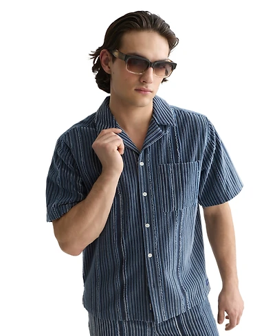 Scotch & Soda Men's Short-Sleeve Collared Shirt