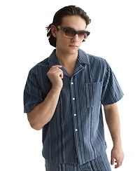 Scotch & Soda Men's Short-Sleeve Collared Shirt