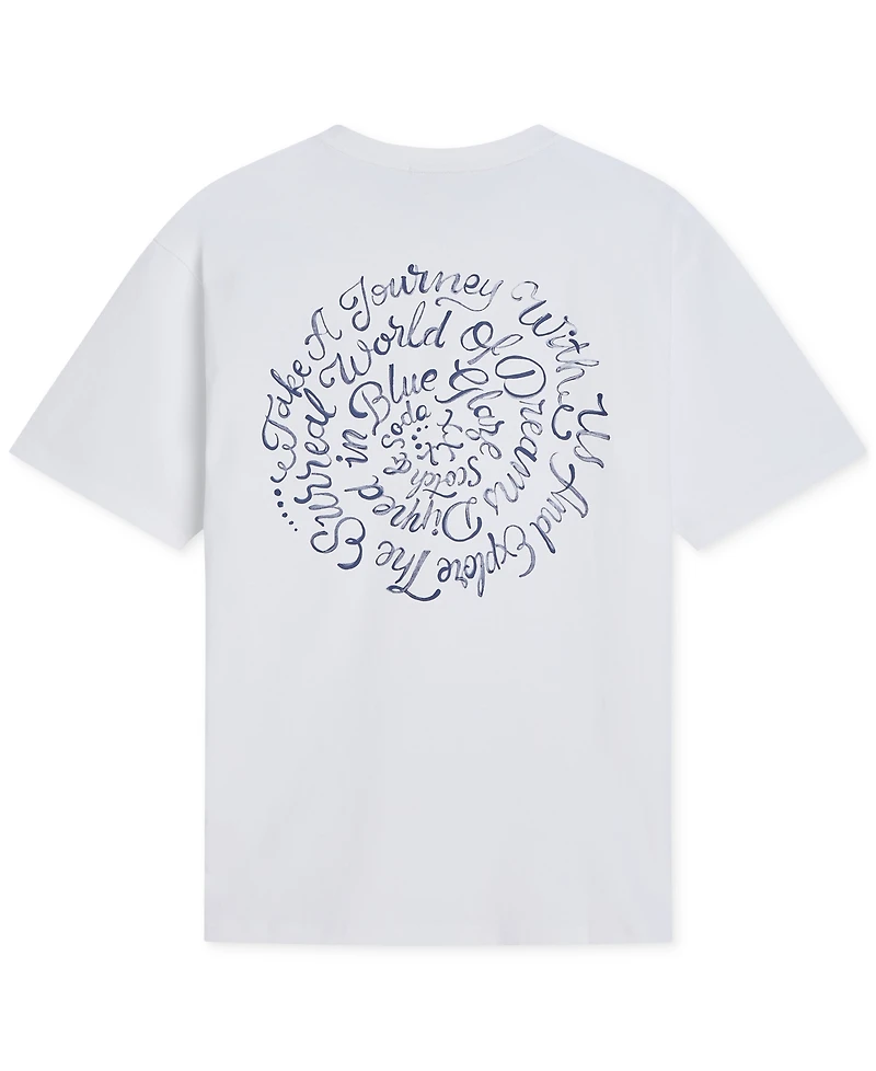 Scotch & Soda Men's Round-Neck Short-Sleeve Cotton T-Shirt