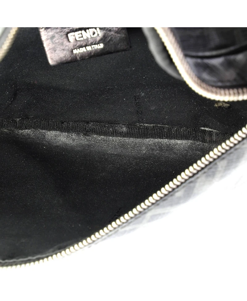 Pre-Owned Fendi Medium Ff 1974 Logo Waist Bag Zucca Coated Canvas