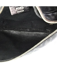 Pre-Owned Fendi Medium Ff 1974 Logo Waist Bag Zucca Coated Canvas