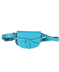 Pre-Owned Loewe Blue Calfskin Mini Gate Belt Bag