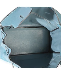 Pre-Owned HERMES Bleu Jean Togo Birkin 35 Phw