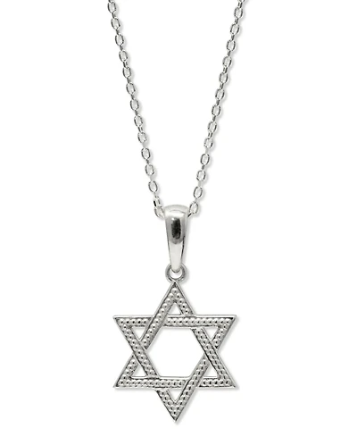 Anzie Dew Drop Star of David Charm