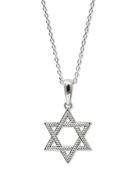 Anzie Dew Drop Star of David Charm