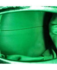 Pre-Owned Bottega Veneta Mini The Pouch Intrecciato Nappa