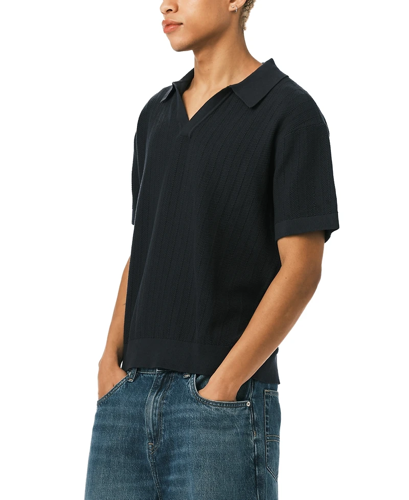 Buffalo David Bitton Men's Wortex Short-sleeve Polo Sweater