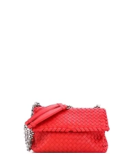 Pre-Owned Bottega Veneta Small Olimpia Shoulder Bag Intrecciato Nappa