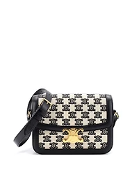 Pre-Owned Celine Medium Triomphe Shoulder Bag Triomphe Canvas