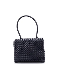 Pre-Owned Bottega Veneta Patti Top Handle Bag Intrecciato Leather