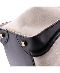 Pre-Owned Celine Mini Luggage Bag Canvas and Leather