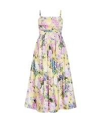 City Chic Women's Rosalee Sleeveless Print Maxi Dress