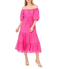 Vince Camuto Women's Off-The-Shoulder Tiered Maxi Dress