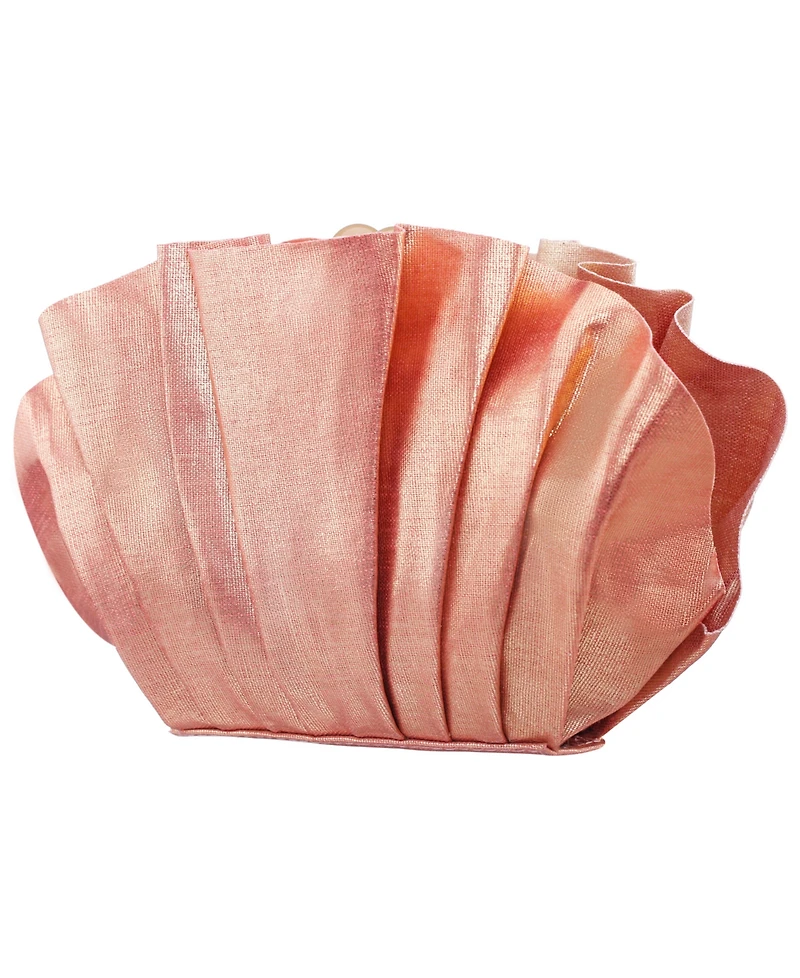 Nina Reef Shell Minaudiere Small Clutch Handbag