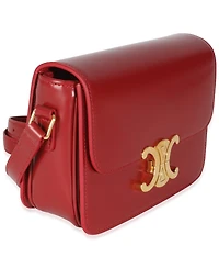 Pre-Owned Celine Red Shiny Calfskin Teen Triomphe