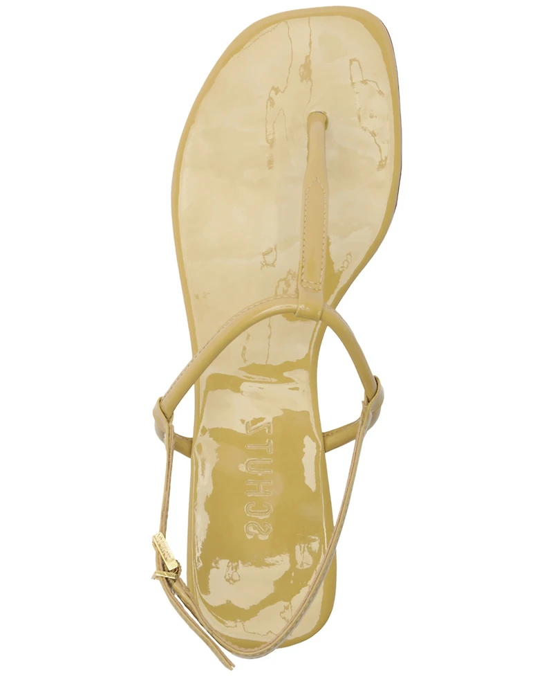 Schutz Women's Elsha Round Toe Flat Sandals