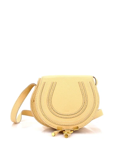 Pre-Owned Chloe Mini Marcie Crossbody Bag Leather