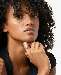 Ana Luisa Adrianna 3-Piece 14k Gold-Plated Ring Set